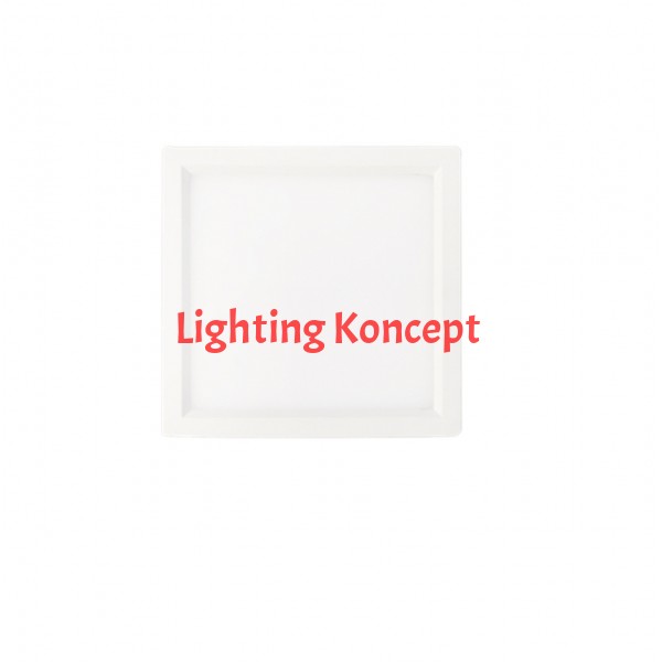 6 Inch LED Slim Surface mount downlighting, Square 