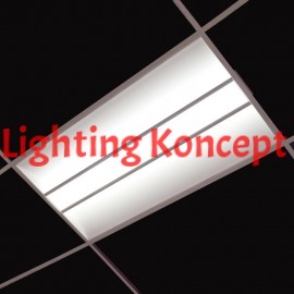 2x4 Indirect LED Troffer Light